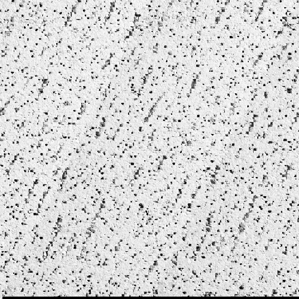 FISSURED (Fire Guard) 24 in x 24 in Ceiling Tile, White